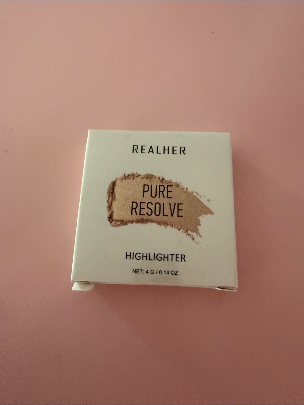 RealHer Pure Resolve Highlighter Champagne NEW